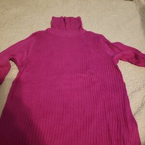 KIM Rogers Signature ribbed turtleneck sweater